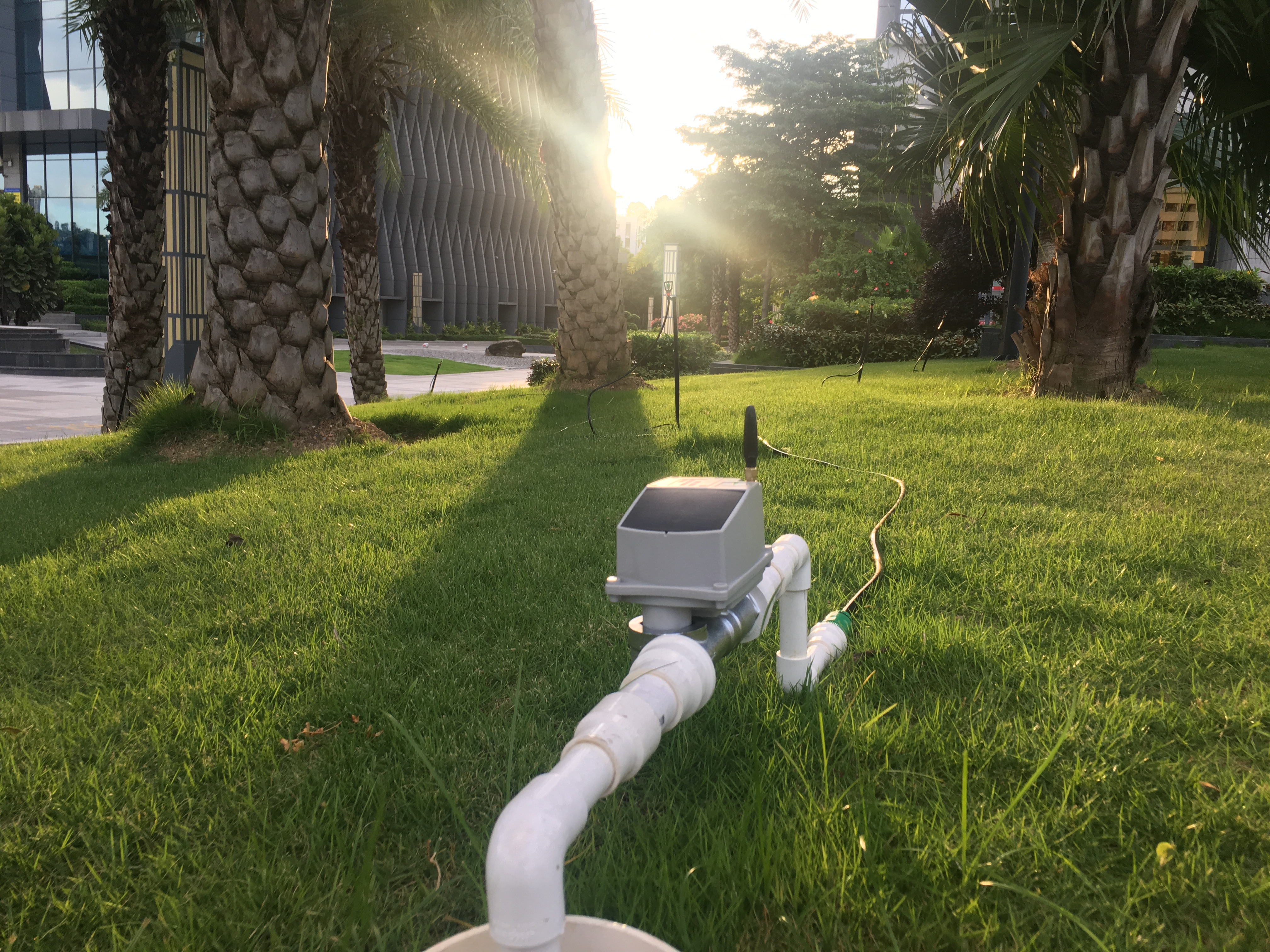 Lora/GSM Based Solar Powered Sprinkler Irrigation System for Tea Plantation