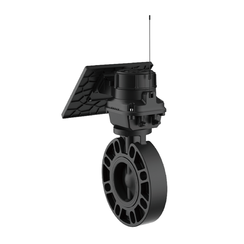 Solar Power Motorized Butterfly Valve For Agriculture Irrigation System