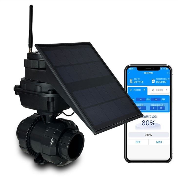 LoRa connected Mobile Phone Control Drip Irrigation Water Timer