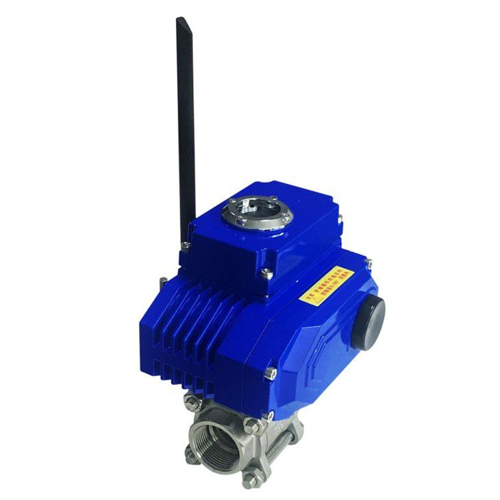 4G GPRS Mobile Phone Controlled Stainless Steel Quarter-Turn Electric Valve Actuator