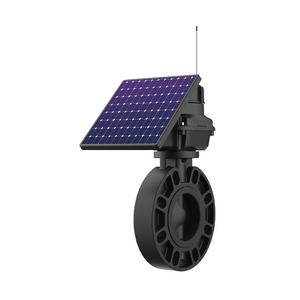 4G Solar Powered 90 Degree Quarter Turn Butterfly Valve Motorized Actuator for Automatic Irrigation
