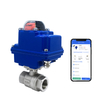 Solar Powered High Pressure SS316 Motorized Ball Valve